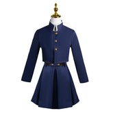 Jujutsu Kaisen Kugisaki Nobara Adult Blue Skirt Cosplay Costume Outfits Halloween Carnival Suit